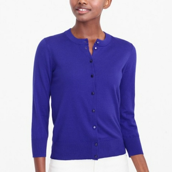 J Crew Violet Purple Clare Cardigan 